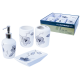 Set accesorii baie 4 piese floral